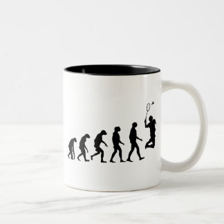 Taza Bicolor Evolución del bádminton