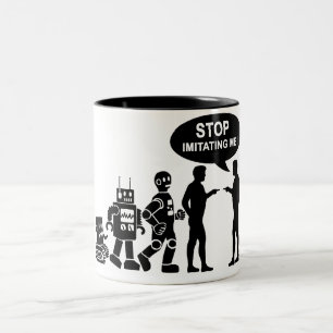 Taza Bicolor Evolución del robot