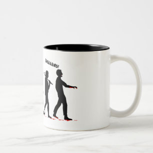 Taza Bicolor Evolución del zombi