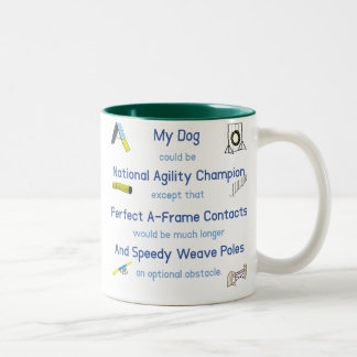 Taza Bicolor Excusas de agilidad