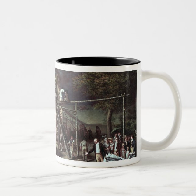 Taza Bicolor Exhumación del mastodonte, 1806 (Derecha)