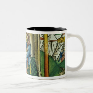 Taza Bicolor Éxodo 31 2-8 Bezalel y Oholiab que hacen la arca 