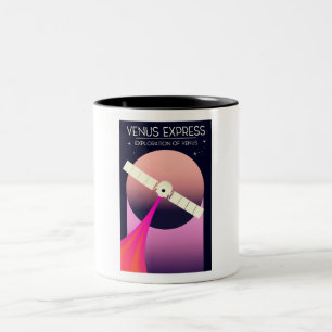 Taza Bicolor Exploración de Venus Express de Venus