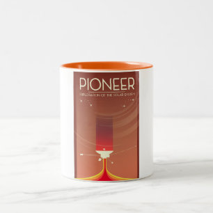 Taza Bicolor Exploración pionera del sistema solar