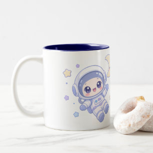 Taza Bicolor Explorador de Espacio Pequeño