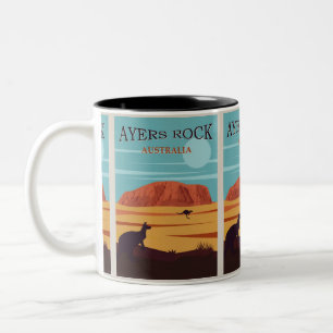 Taza Bicolor Explorar Uluru: Australia Outback Adventure