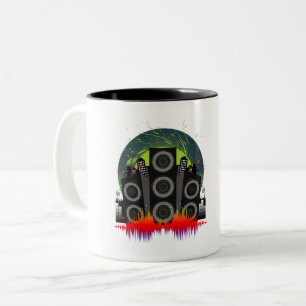 Taza Bicolor Explosión de altavoces