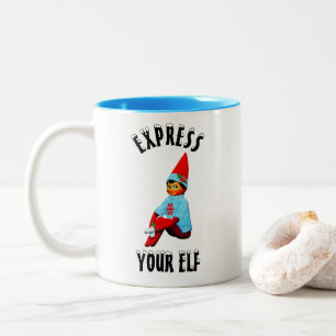 TAZA BICOLOR EXPRESA TU BOMBA ELF