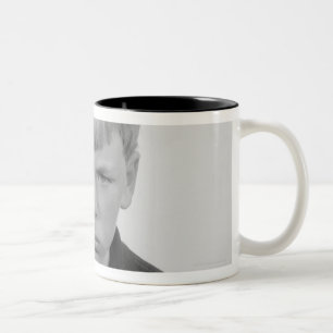 Taza Bicolor Expresiones faciales del muchacho
