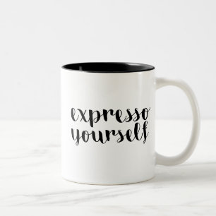 Taza Bicolor Expresso usted mismo