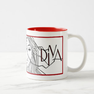 Taza Bicolor "Extensiones de DIVAtude"
