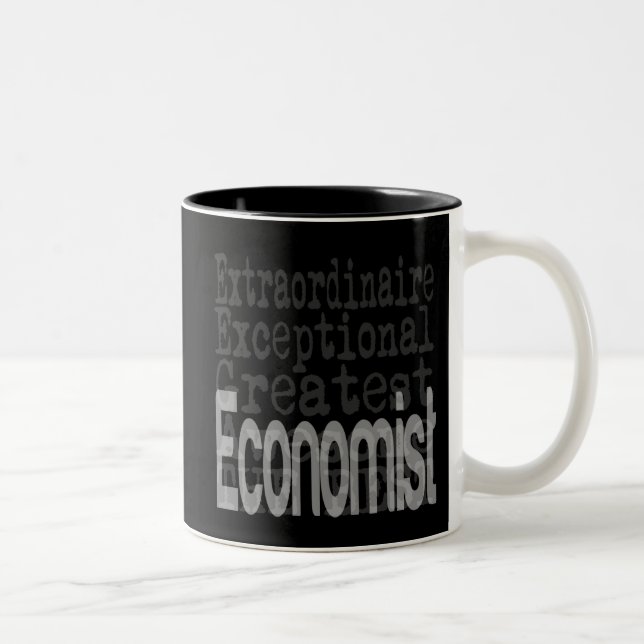 Taza Bicolor Extraordinario economista (Derecha)