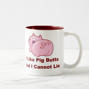 Taza Bicolor Extremos del cerdo