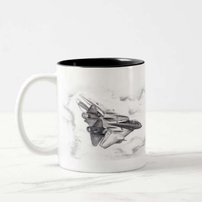 Taza Bicolor F- 14 Tomcat (Izquierda)
