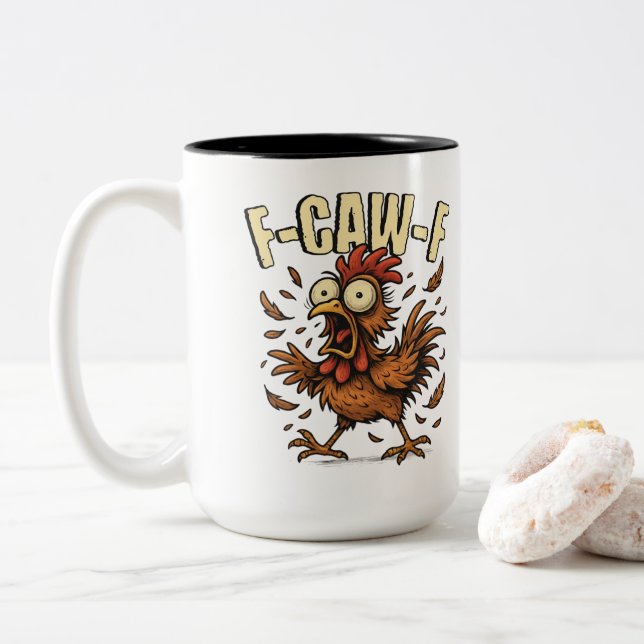 TAZA BICOLOR F-CAW-F (Con donut)