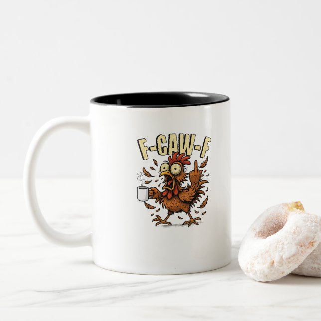 TAZA BICOLOR F-CAW-F (Con donut)