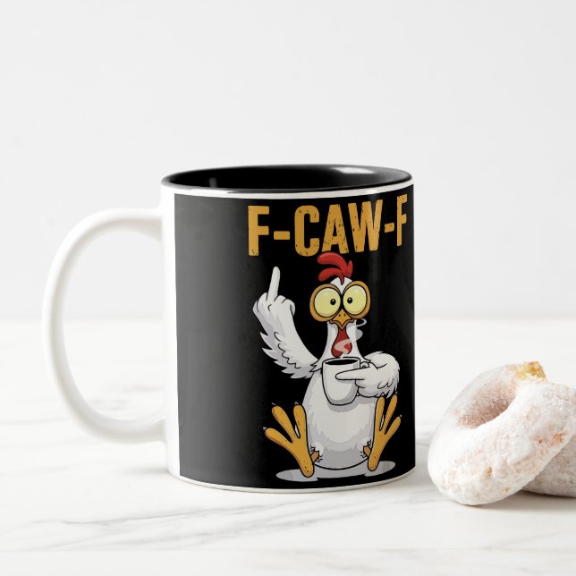 TAZA BICOLOR F-CAW-F (Con donut)