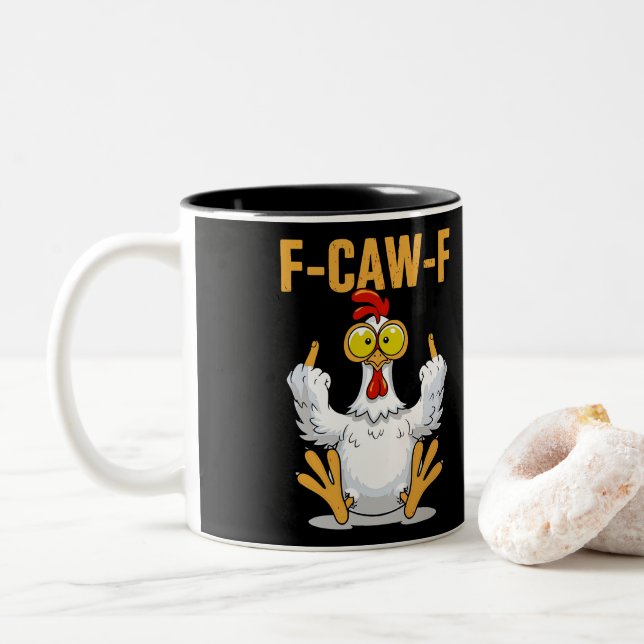 TAZA BICOLOR F-CAW-F (Con donut)