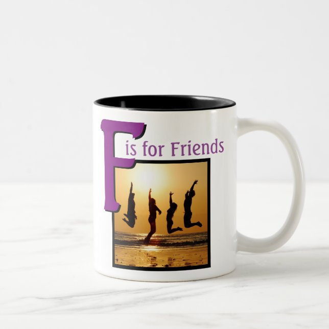 Taza Bicolor F para amigos (Derecha)