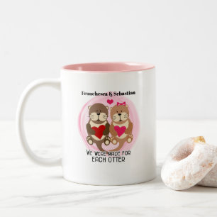 Taza Bicolor Fabricado Para Cada Mug El día de San Valentín Ott