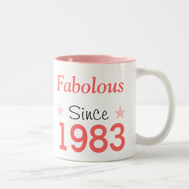 Taza Bicolor Fabuloso desde 1983 (Derecha)