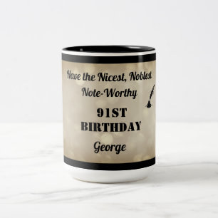Taza Bicolor Fabuloso Mug de Cumpleaños Personalizado 91