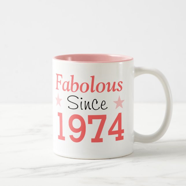 Taza Bicolor Fabulous Since 1974 (Derecha)