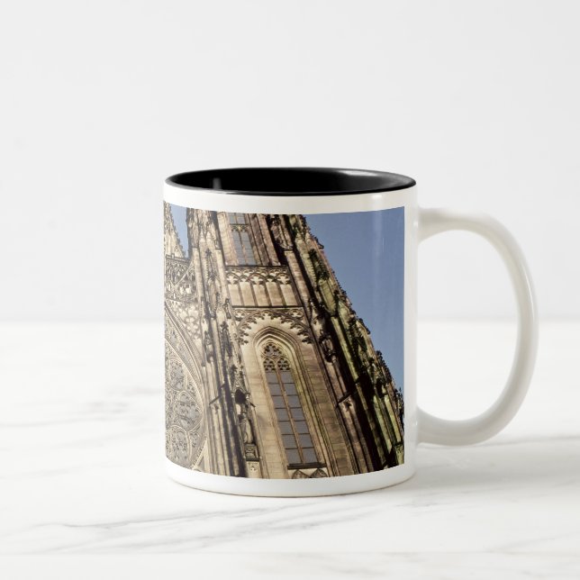 Taza Bicolor Fachada de la catedral de St. Vitus (Derecha)