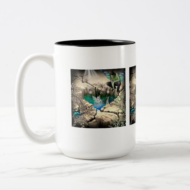 Taza Bicolor Faerie in Elven Pond (Izquierda)