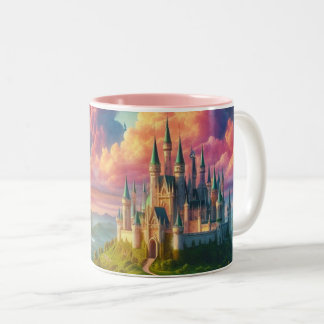 Taza Bicolor Fairytale Castles Mug