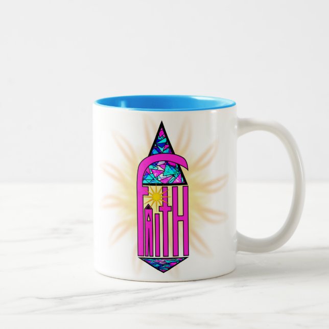 Taza Bicolor Faith ~ Steeple (Derecha)