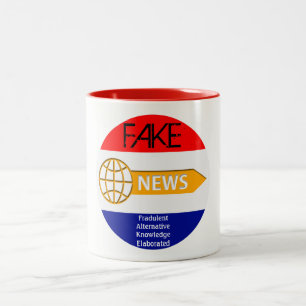 Taza Bicolor FAKE News Mug