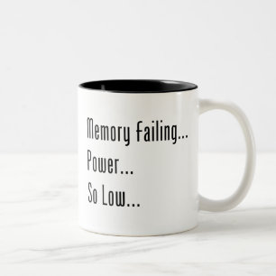 Taza Bicolor Fall de la memoria… Poder… Tan bajo…
