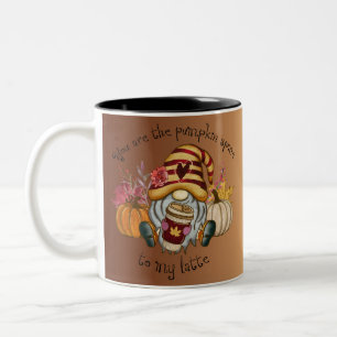 Taza Bicolor Fall Gnome Latte Mug