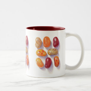 Taza Bicolor FALL JELLY BEANS Maroon Two-Tone Mug