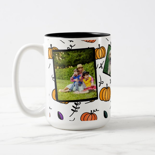 Taza Bicolor Fall Photo Mug (Izquierda)