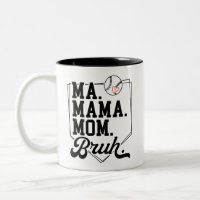 Famosa madre de béisbol Bruh con nombre y número d