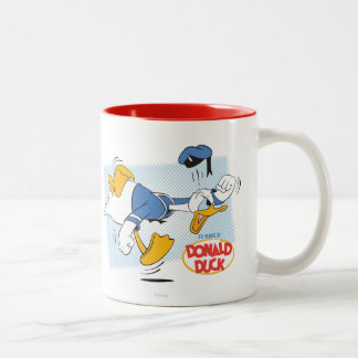 Taza Bicolor Faniversario del Pato Donald