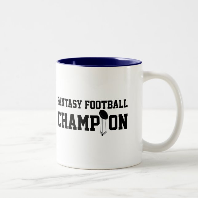 Taza Bicolor Fantasía campeona de fútbol (Derecha)