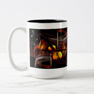Taza Bicolor Fantasía musical
