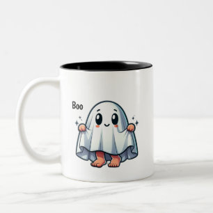 Taza Bicolor Fantasma Cuidadoso De La Desaprobación