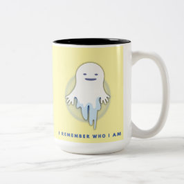 Taza Bicolor Fantasma Cuta - Recuerdo Quién Soy El Regalo