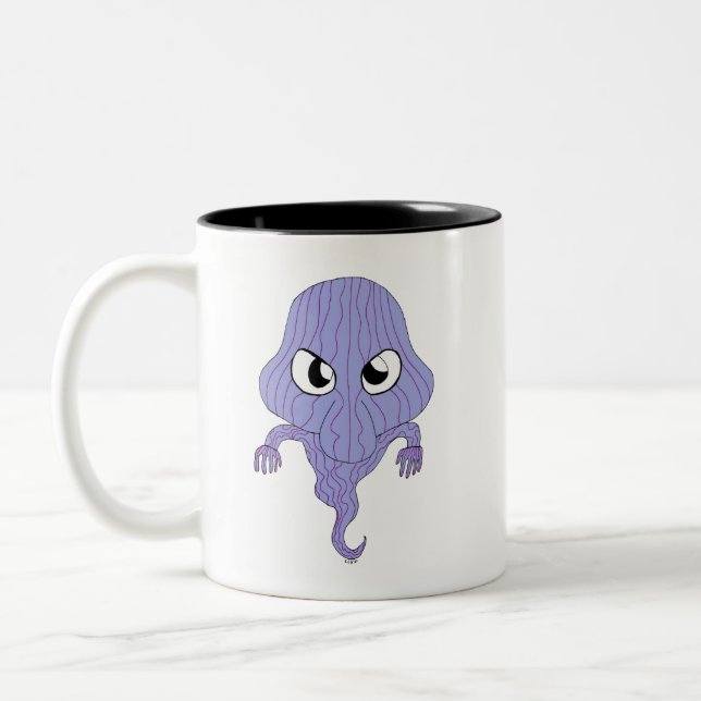 Taza Bicolor fantasma de estilo chibi (Izquierda)