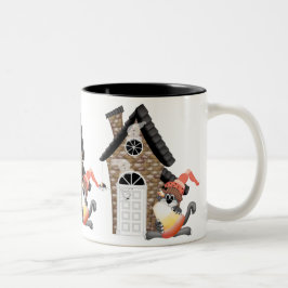 Taza Bicolor Fantasma de Halloween