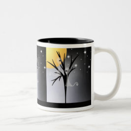 Taza Bicolor Fantasma de Halloween