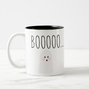 Taza Bicolor Fantasma de Halloween Adorable Boooooooo