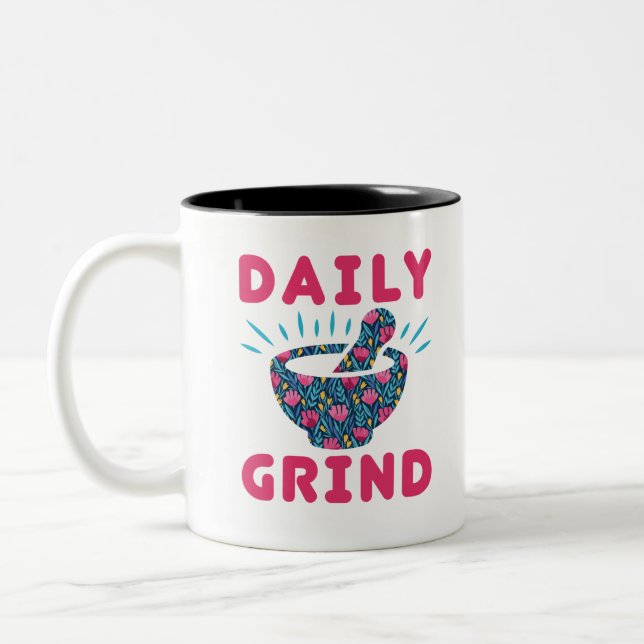 Taza Bicolor Farmacéutico del Daily Grind (Izquierda)