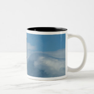 Taza Bicolor Faro de Cape Egmont y Mt Taranaki/Mt