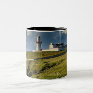 Taza Bicolor Faro de Galley Head, Co. Cork Irlanda