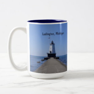 Taza Bicolor Faro de Ludington